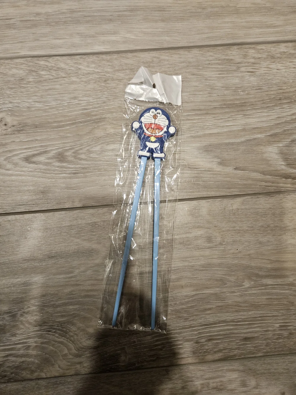 Doraemon Kids Training Chopsticks - Light Blue